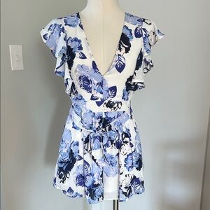 Charlotte Russe Floral Romper